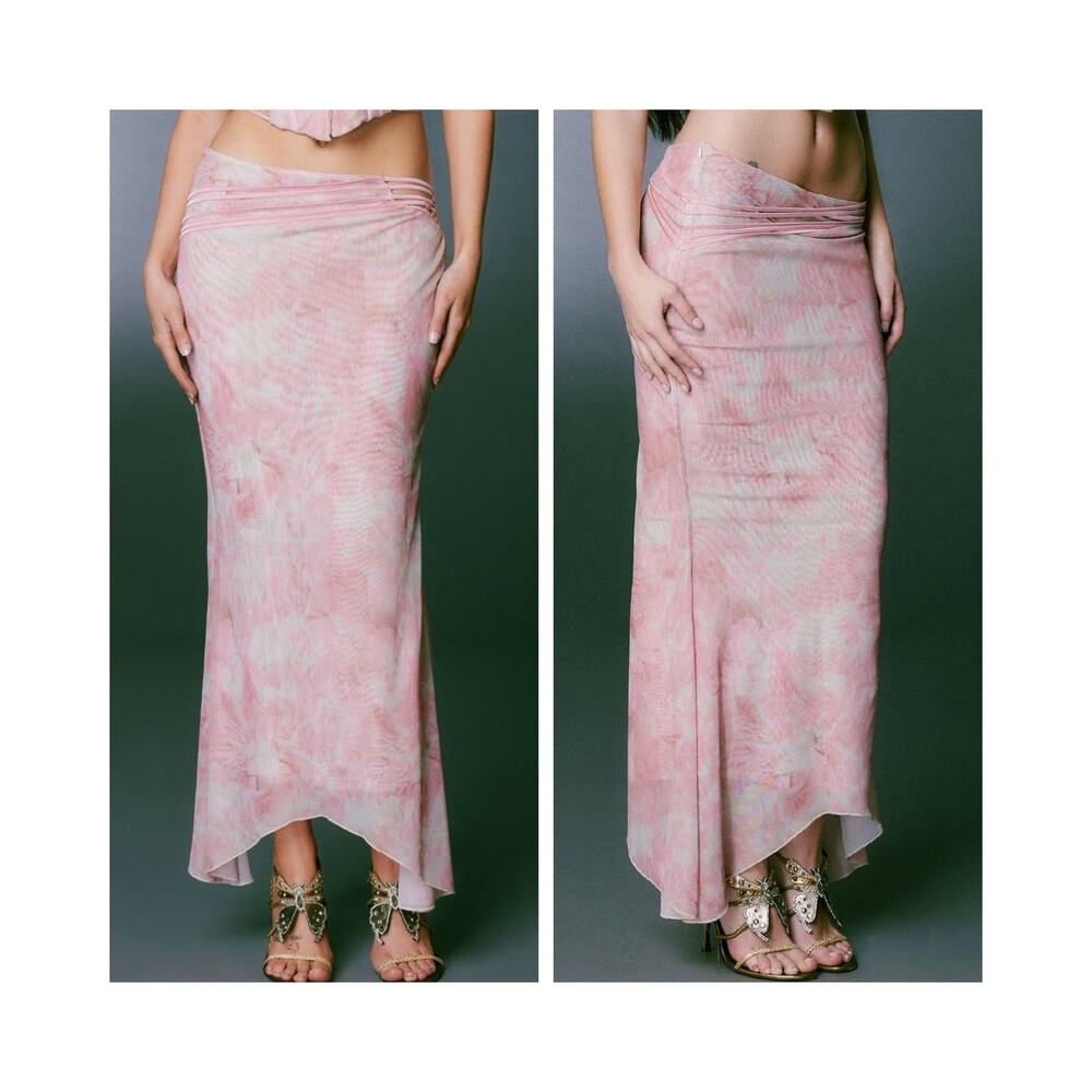 I. AM. GIA Rose Floral Maxi Skirt